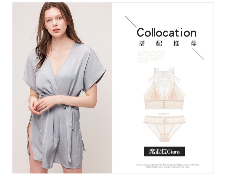 Tò mò Hoa hậu Bộ đồ ngủ nguyên bản Cotton dệt kim Cotton Nhật Bản Áo ngủ retro Nữ Áo dài mùa hè Gió Áo choàng cho nữ Mùa xuân và mùa thu quần áo ngủ