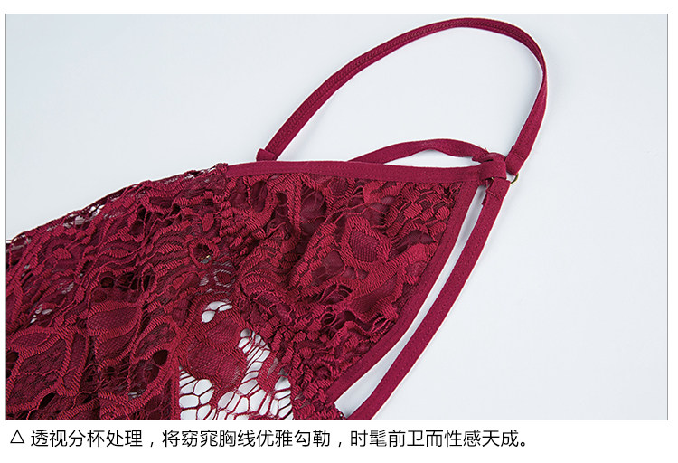 Imported Sleeping One Piece Missy Sexy Red Ray