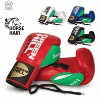 GreenHill Nhập khẩu chính hãng Lotus Leather Sanda Muay Thai Boxing Găng tay Thiết bị tập luyện Boxing - Taekwondo / Võ thuật / Chiến đấu găng boxing monkey