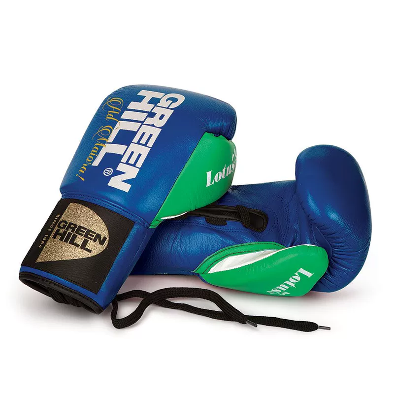 GreenHill Nhập khẩu chính hãng Lotus Leather Sanda Muay Thai Boxing Găng tay Thiết bị tập luyện Boxing - Taekwondo / Võ thuật / Chiến đấu