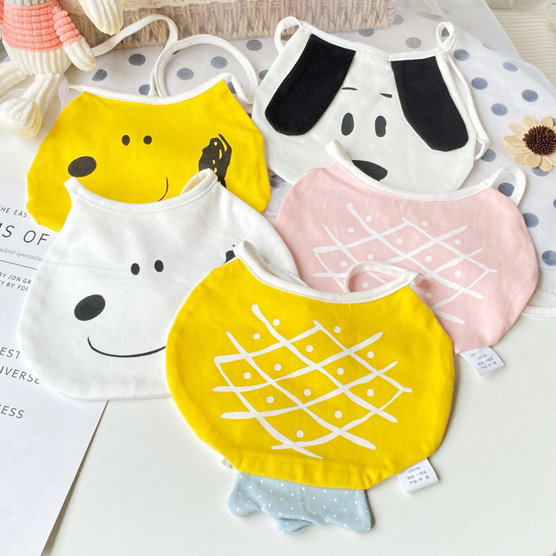 Baby soft spat towel pure cotton cartoon female baby boys Bao enclosed pocket anti-puff milk surrounding cute Korean version of thin deposit