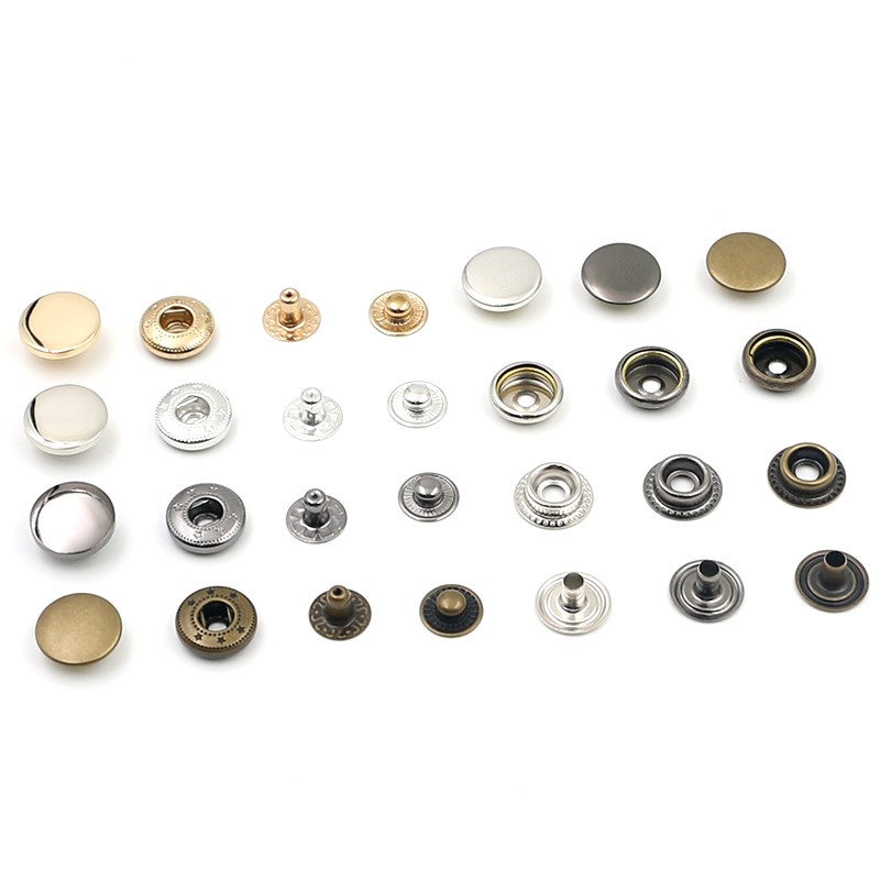 Metal button Buttons Pure Copper Concealed by Buttons Pure Copper Concealed 4-fit Buttons Invisible Submother Button clothing button Wallet Snap accessories