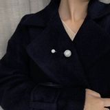 Брошь, кардиган, булавка, накидка, 1 пары, простой и элегантный дизайн, в корейском стиле