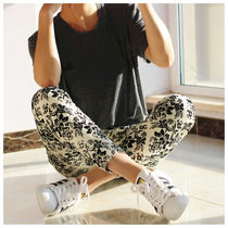 (Special spot) free people FP velvet embossed printed slim leggings pants casual pants spring and autumn