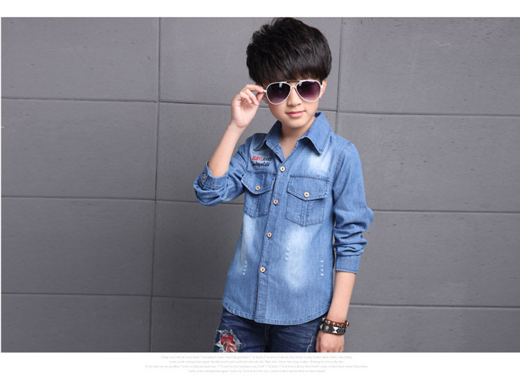 Chemise garcon à manche longue - Ref 2080944 Image 19