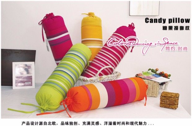 KALAN Jialan Guangmei đệm bông nhà với lõi bông vải sợi nhuộm gối có thể tháo rời và giặt được - Trở lại đệm / Bolsters gối tựa ghế văn phòng