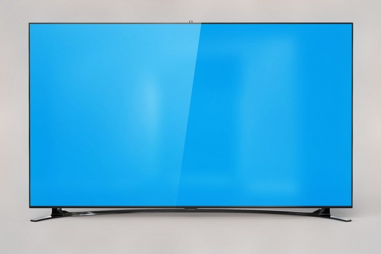 tivi gia re C580 màn hình TV thông minh PSD dán mẫu kết xuất mẫu PS mockup vật liệu lớp - TV tivi samsung 50 inch