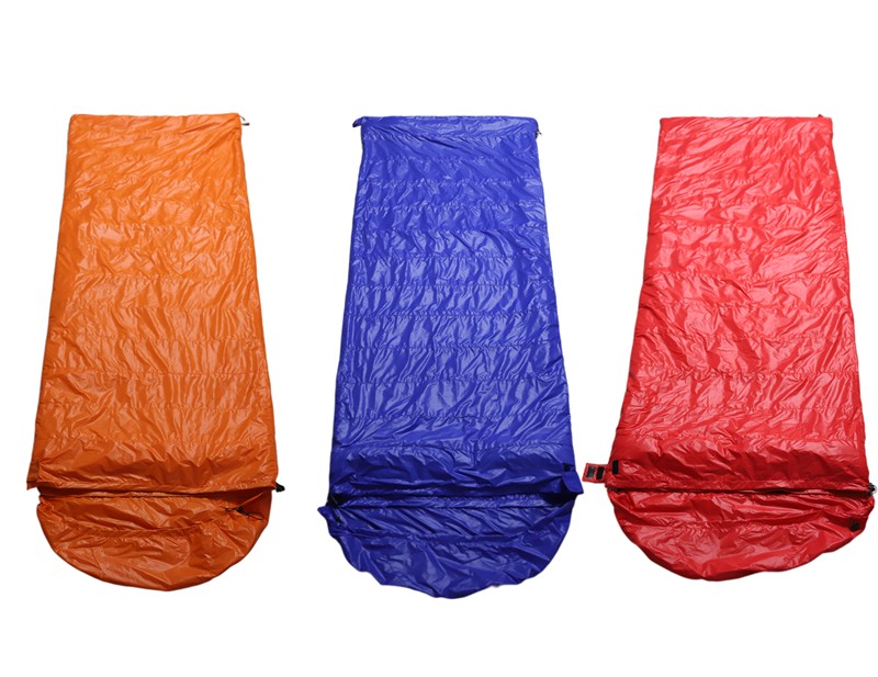 Special Offer Outdoor Sleeping Bag Leather Camping Mountaineering Semi-Finished Sleeping Bag Leather Self-Filling down Sleeping Bag Shell with Compression Bag