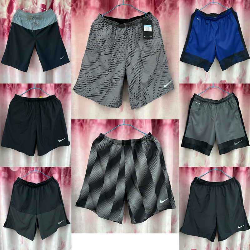 Nike Men's Sports and Leisure Quick-Drying Running Training Shorts with Lining 904986-065