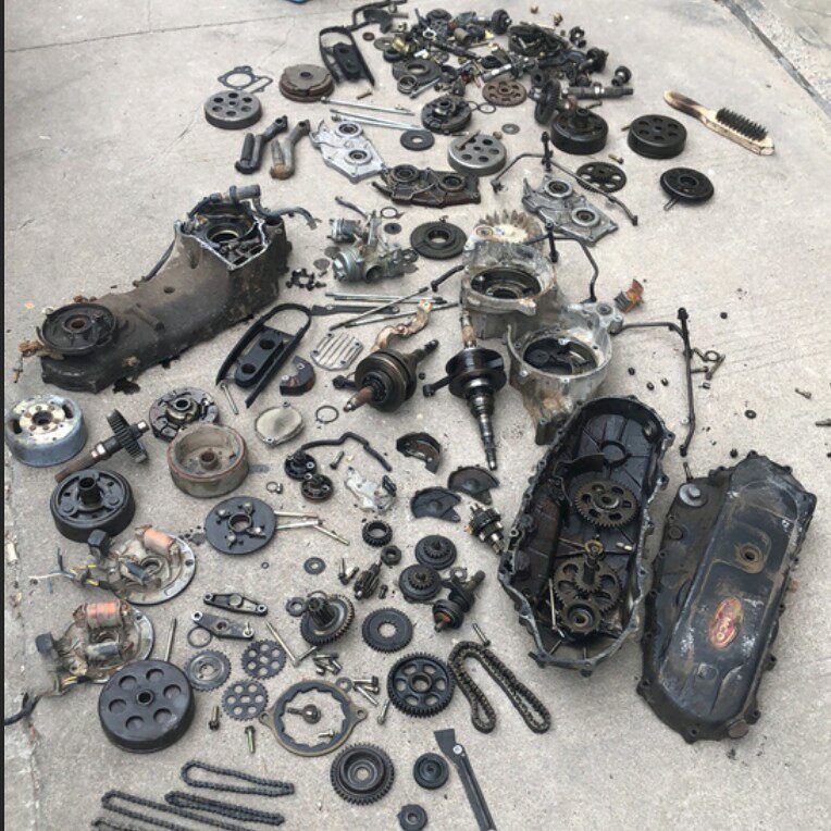 Light Yang Fame Streaming CH100 Motorcycle Engine Unpacking Used Accessories Carburetor Clutch Crankcase Body-Taobao