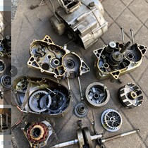 Jincheng AX100 electric start Electric start engine disassembly parts Clutch crankshaft magneto coil Variable speed shaft