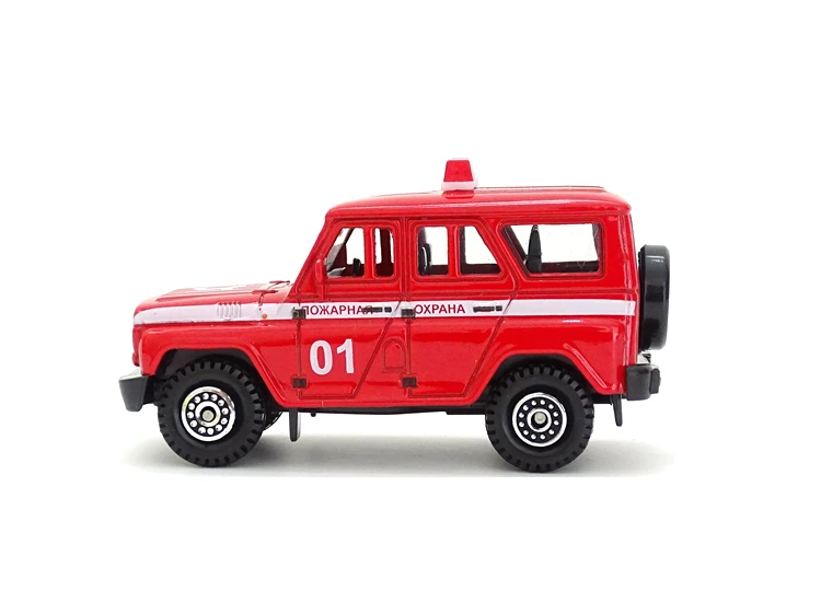 SUV, полицейская машина, модель автомобиля, масштаб 1:60, Россия, пожарная машина