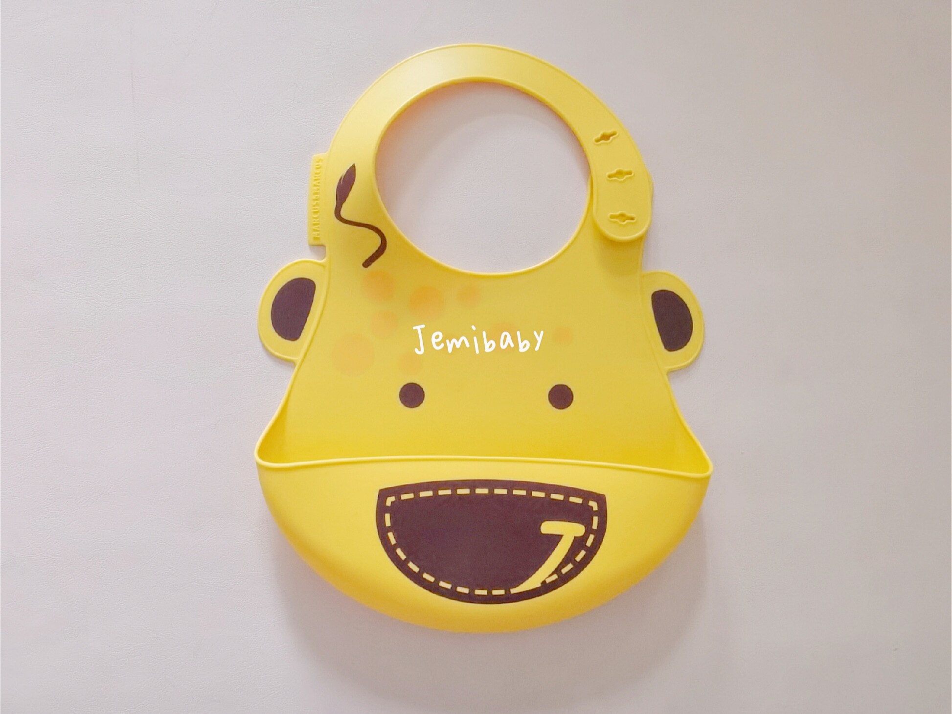 Canadian Marcus silicone bib for infants and young children to eat baby complementary food bib waterproof super soft mouth water food bag