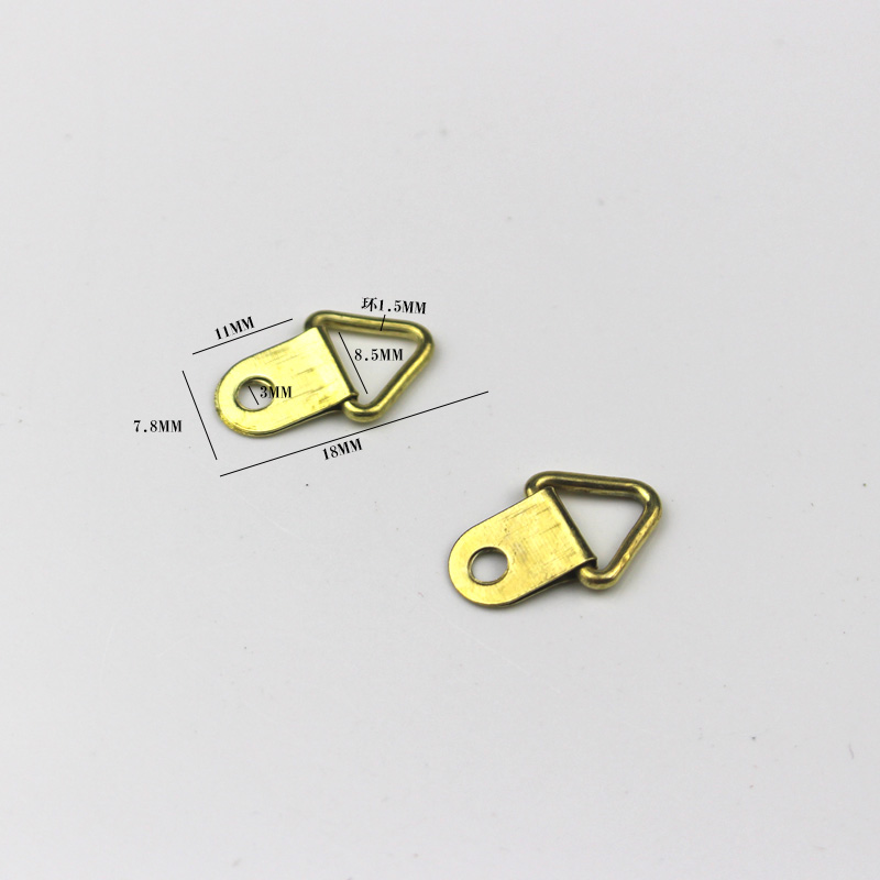 Cross embroidery frame hardware accessories hook wire gold triangle silver small crane ring gold trigon hook