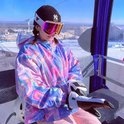 Changbai Mountain ski suit rental four home custom ski coat men's and women's veneer double board Tide brand windproof waterproof