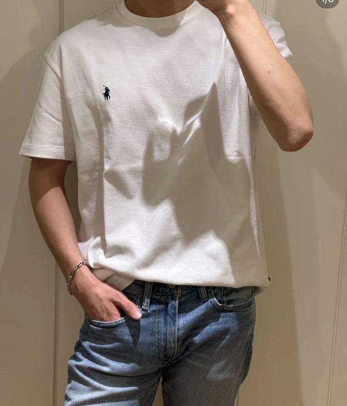 Ralph Lauren Men's Pure Cotton Short-Sleeved T-Shirt, Genuine American Product, Polo Ralph Lauren Ralph Lauren Men's Pure Cotton Short-Sleeved T-Shirt, Genuine American Product, Polo Ralph Lauren