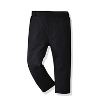 1-2 year old baby black pants 3 Spring childrens clothing spring and autumn Christmas childrens casual pants boy trousers solid color