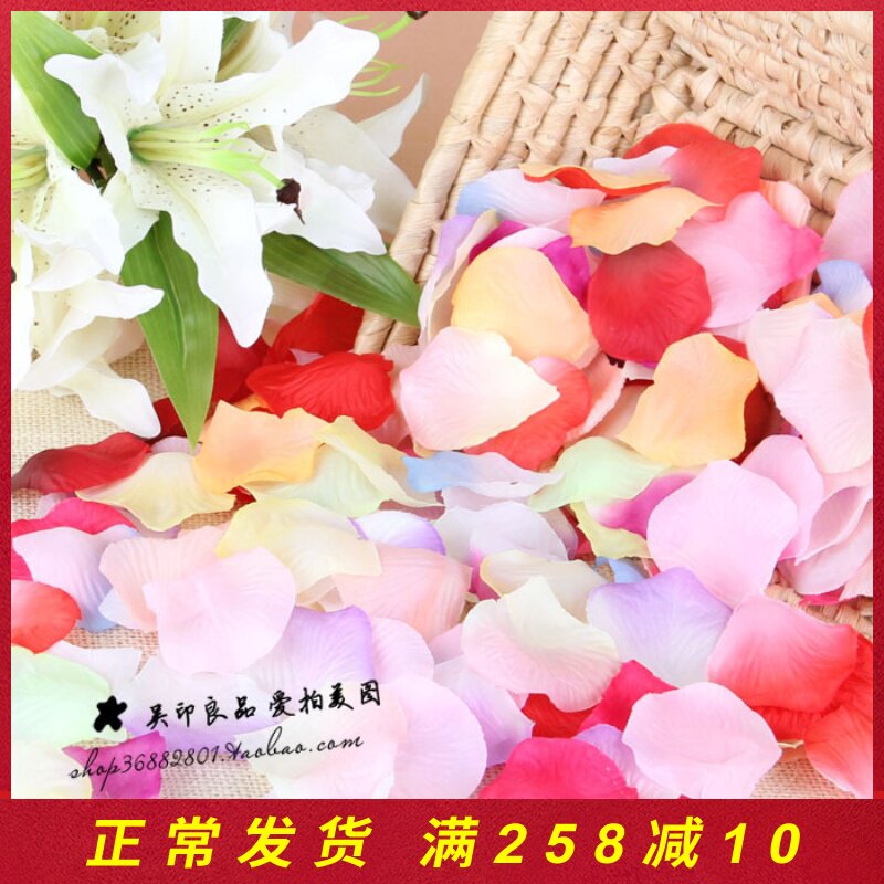 Photo studio wedding photo photography props Taobao photo props romantic simulation rose petal flower piece 20 pieces