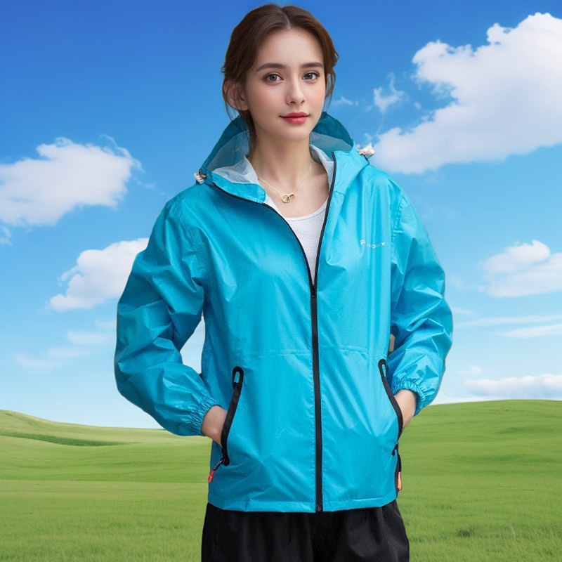 Golf Raincoat for Men and Women, Windproof and Rainproof Jacket, Thin Windbreaker, Outdoor Rainstorm-Proof Sports Raincoat