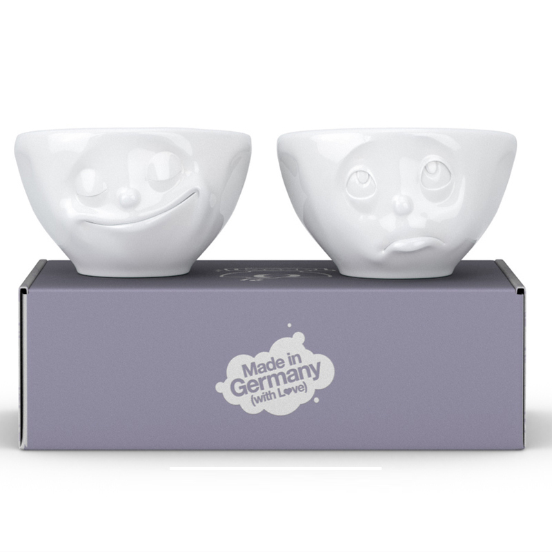 German Imported Tassen Creative Cute Personalized Cartoon 3D Ceramic Expression Bowl Yogurt Dessert Bowl Rice Soup Bowl