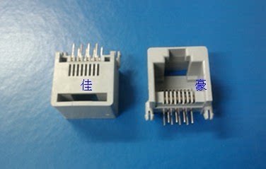 8P8C network crystal head socket RJ45-8P8C network port socket network connector RJ45 network socket-Taobao