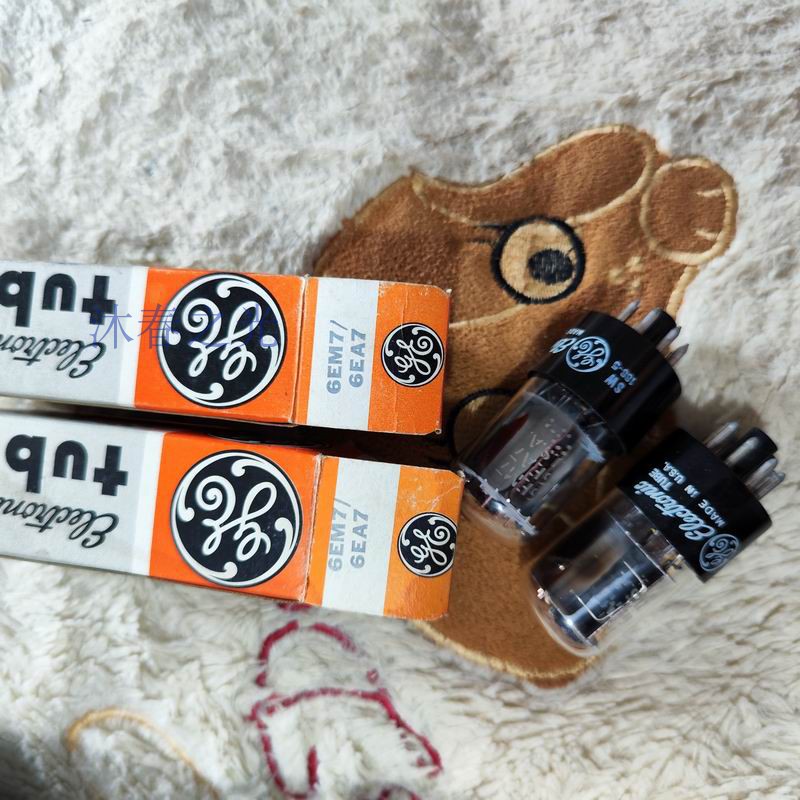 Brand new GE original box Composite bi-tripolar vacuum tube 10EM7 moldy screen