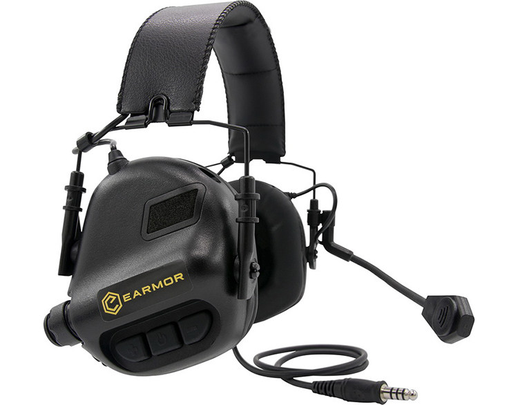 EARMOR M32 MOD1 Pickup Noise Reduction Headphones Tactical Headphones Shooting EARCUPS with MICROPHONE IDPA IPSC Headphones