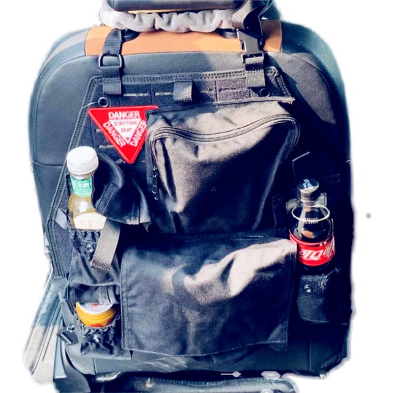 Car Seat Tactical Expansion Panel Vehicle Chair Back Magic Sticker containing equipment Hyparon fixed scheme