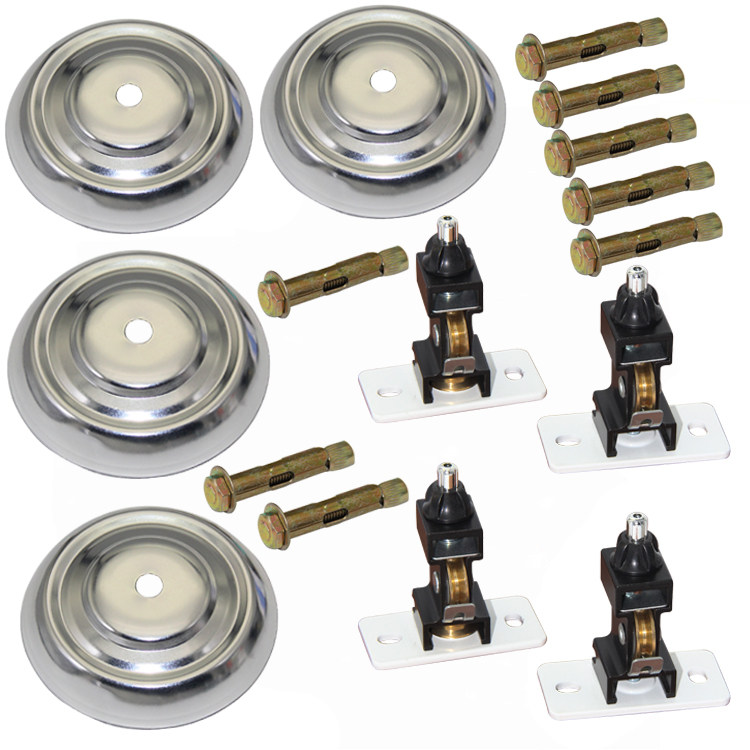 Aluminium bracket top cover lifting hand drying clothes hanger double-pole accessories copper wheel top seat pulley top bracket universal