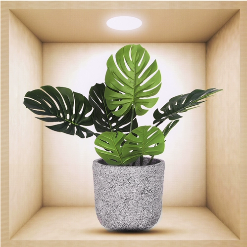 Моделирование трехмерная трехмерная сочные зеленые растения наклейка спальни наклейки на дверные наклейки декоративная стеклянная стике