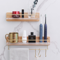 Toilet Wash Terrace Racks free of punch Acrylic Bathroom Sanitizer Bathroom COSMETICS CONTAINING RACK WALL-MOUNTED RACKS