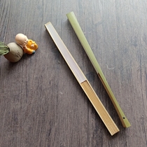 Natural green bamboo folding fan green bamboo fan Chinese style blank Su Gong ultra-thin fan handmade lamp holder