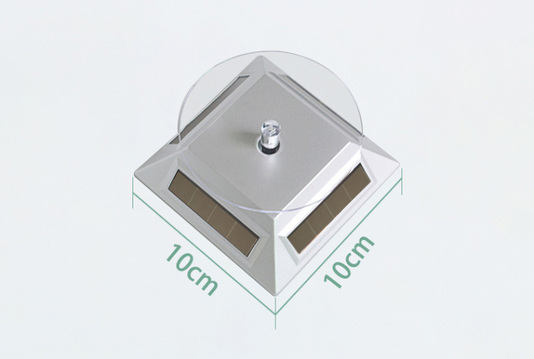 Trang sức hiển thị đứng năng lượng mặt trời hiển thị đứng điện thoại di động bàn xoay đồng hồ bàn xoay ngọc kính hiển thị giá điện - Kính khung kính cận đẹp
