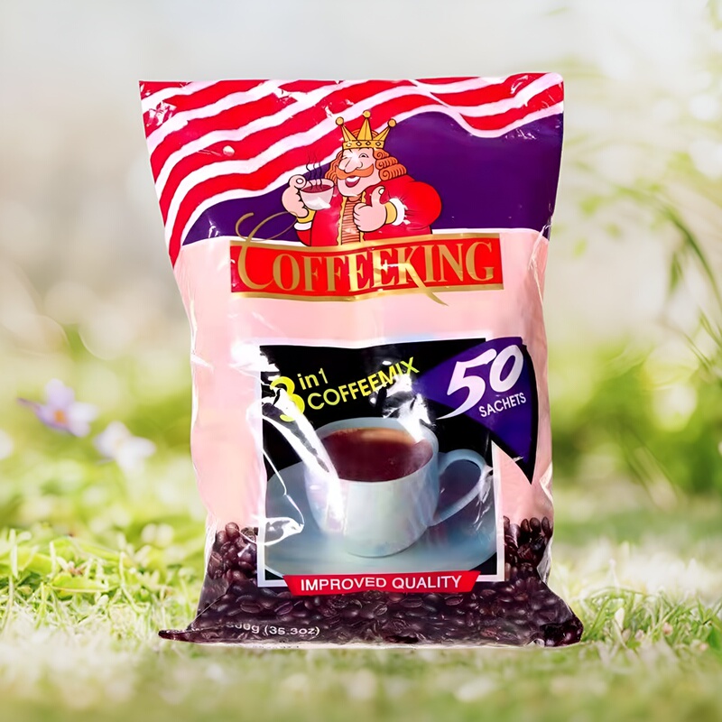 Myanmar King Three-In-One Instant Coffee 3in1 Extra Strong Mellow Original Instant Americano 1000g Brewed