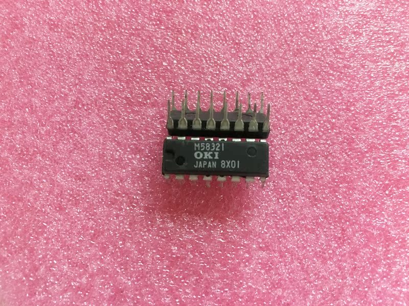 In-line IC ICs chip MSM58321 M58321 DIP-16 brand new original spot