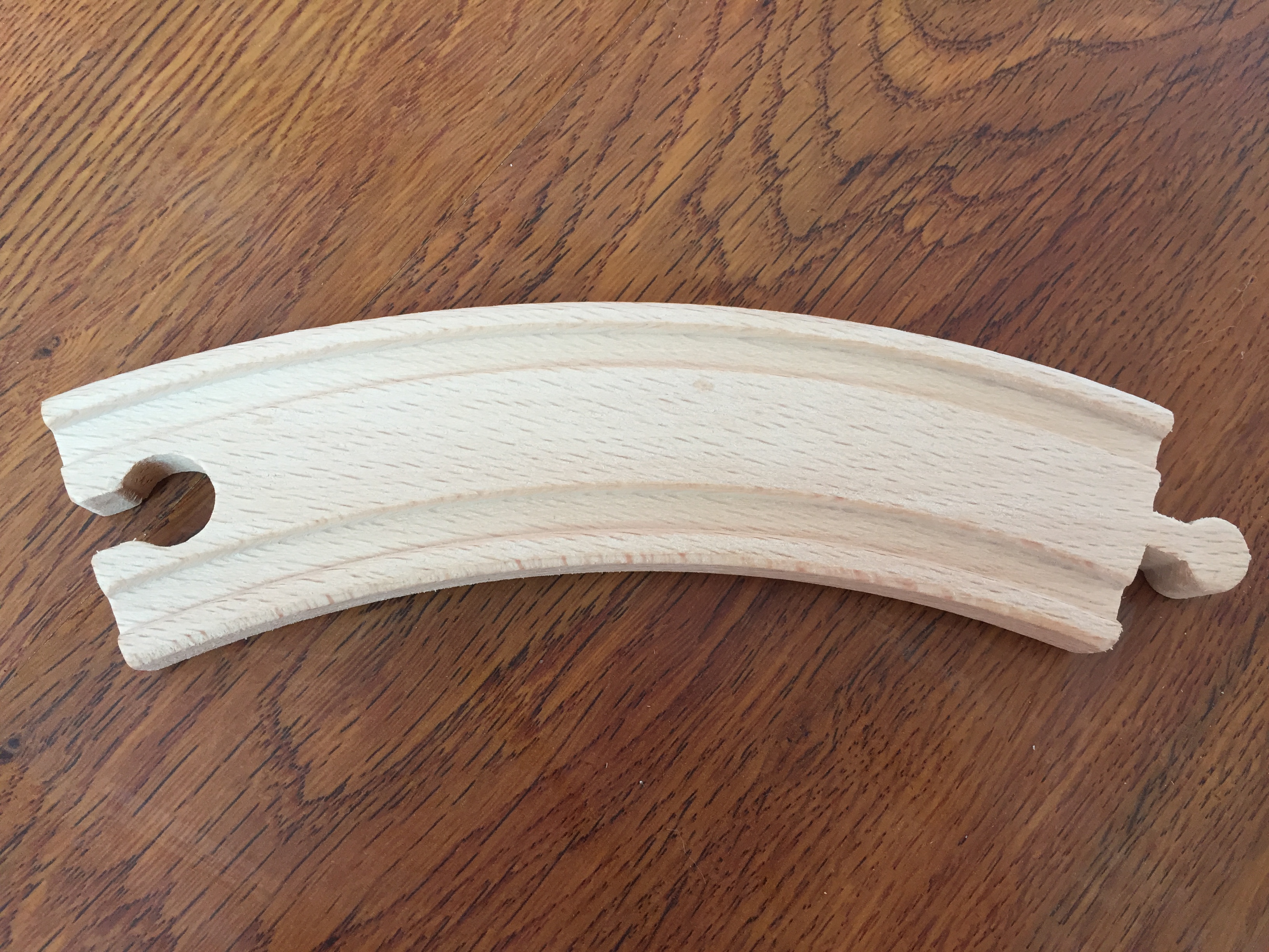 Beech straight rail rail track track button bridge pier accessories compatible with Ikea wooden train toys