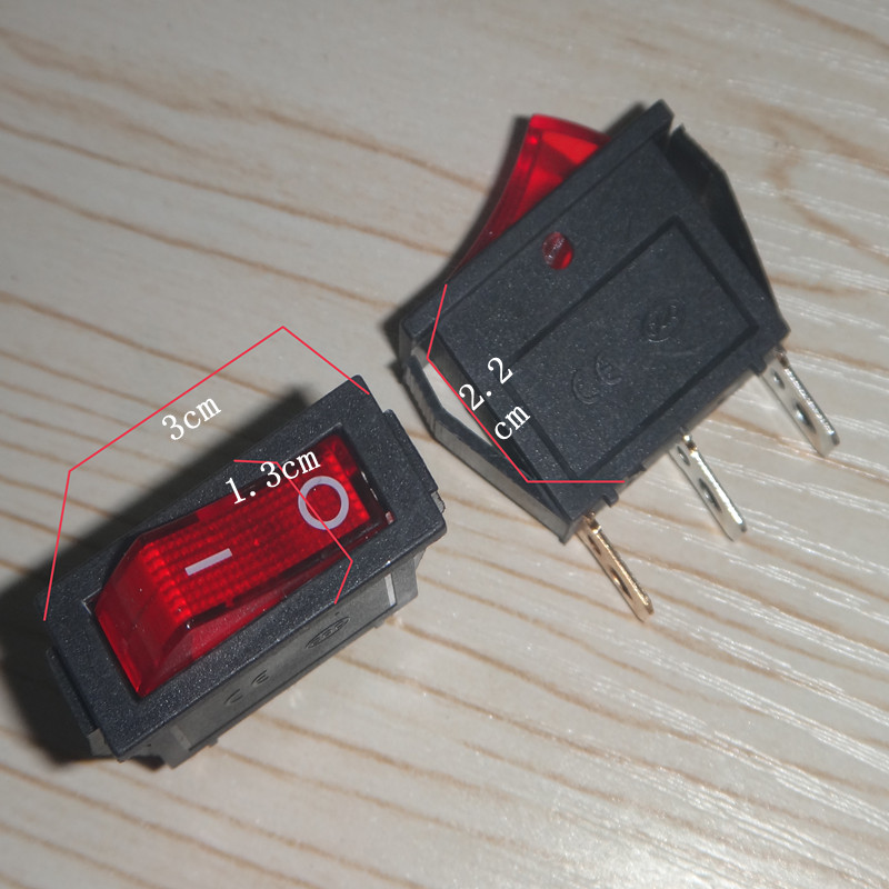 Electric frying pan Water dispenser Baking stove Medium boat switch Rocker switchgear KCD3 15A250V