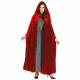 Unisex Adult Velvet Hooded Cape King Queen Renaissance Medieval Costume Cape Robe