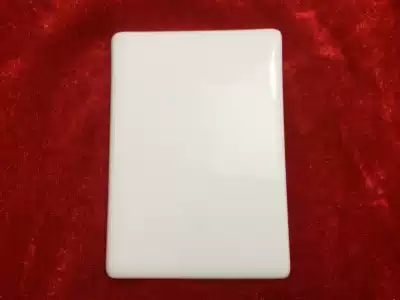 8-inch rectangular landscape imitation mechanism high white porcelain plate high temperature tombstone porcelain image porcelain plate high temperature porcelain plate No