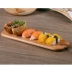 Ưu đãi đặc biệt Đĩa sushi bằng gỗ hình quạt bàn sushi hình chữ nhật nấu sashimi Hộp đựng đĩa tre nấu bộ đồ ăn tre Nhật Bản - Đồ ăn tối