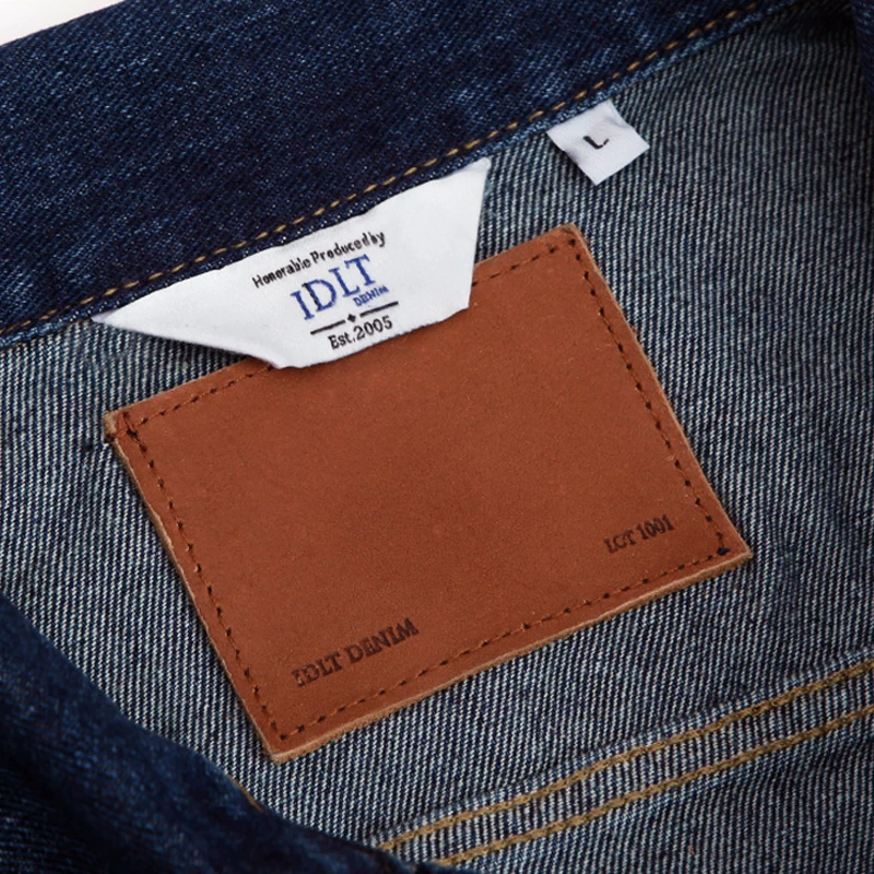 Джинсовая куртка оригинальная, slim fit, плюс размер, европейский стиль