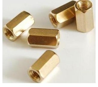Double pass M3 * 7mm bronze column hexagonal copper column