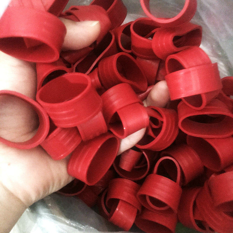 Tennis racket handle suction sweating with grip beam ring tennis racket closure ring rubber ring silicone beam opening ring clear cabin