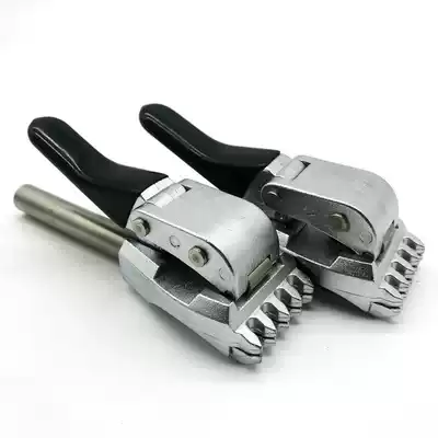 Alpha base clip badminton racket threading machine tennis racket drawing machine tool rotating net feather five-tooth wire clip