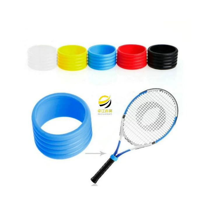 Vợt tennis bịt kín tạp dề - băng tay thấm mồ hôi cố định vòng silicon vòng cao su silicon màu thạch