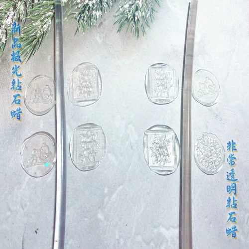 Высокопрозрачный алмазный воск Aurora, огненный лак, керамический воск, палочка, слезы акулы, 7 мм, высокопрозрачный уплотнительный воск, кристаллический клей, воск