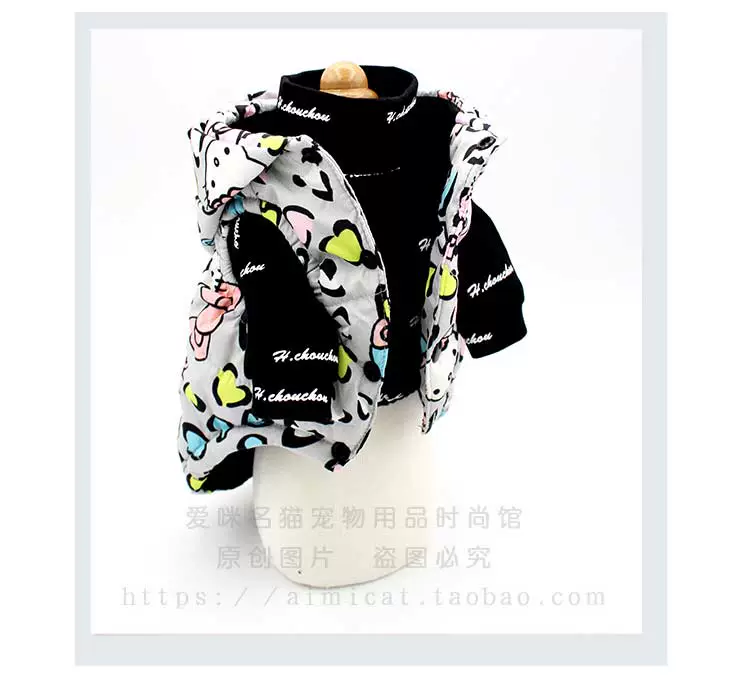 Giải phóng mặt bằng mới xấu xí quần áo thú cưng chó con quần áo cotton lót KT mèo bông vest Teddy quần áo chó - Quần áo & phụ kiện thú cưng nón cho chó