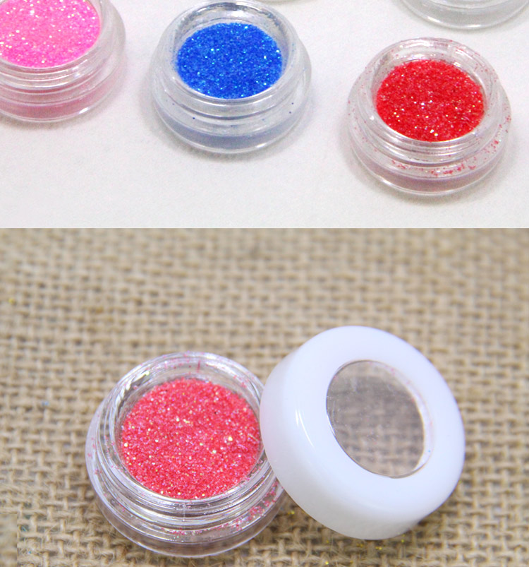 Giai đoạn trang điểm bóng mắt sequins lấp lánh tinh thể ngọc trai bóng mắt bột mắt trẻ em trang điểm hiển thị long lanh mắt góc vá bảng mắt mac