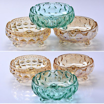 2 carved flower living room home office three options European Creative Glass fashion ashtray