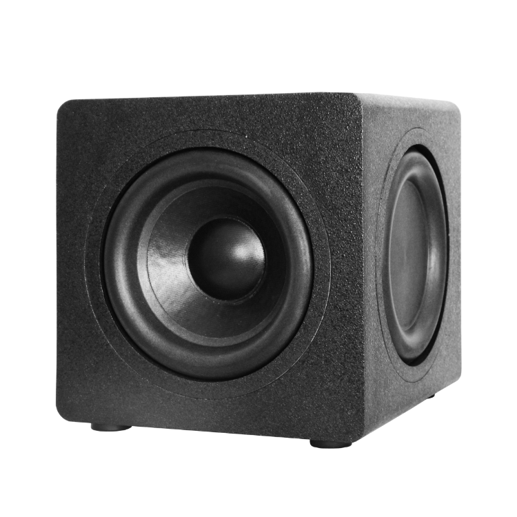 Background music 10 inch active subwoofer heavy bass wooden speaker 1 main 2 pair of horn 300W power